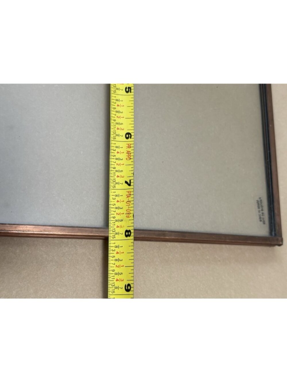 Anthropologie Viteri Hanging Ribbon Frame Square 8x8 Brass Single Gallery Wall - Picture 7 of 10